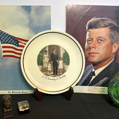 John F. Kennedy Family & Vintage Pin Lot