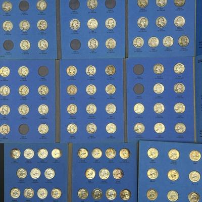 1932–1965 Washington Silver Quarter Collection (97 Different Coins, P/D/S Mints) -Lot L