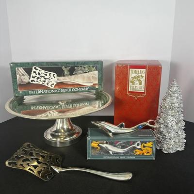 4-Piece Silver-Plated Serving Lot – International Silver Company & More