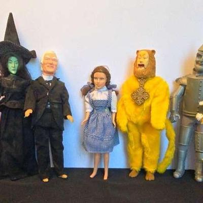 Wizard of Oz Doll Collection – Multi-Character Set, Approx. 10” Tall