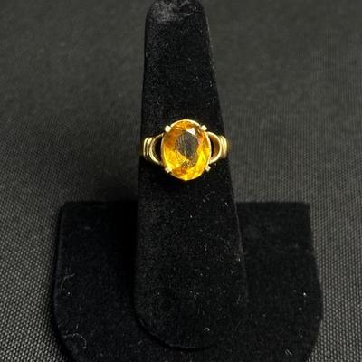 14K Gold Citrine Ring-Koehler's Jewelers