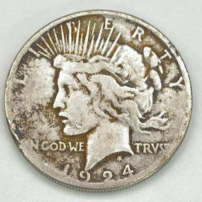 1924-S Peace Silver Dollar – San Francisco Mint