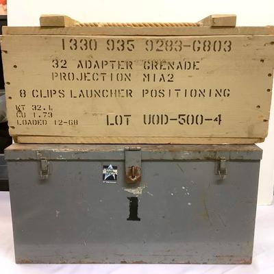 Grenade Box and Foot Locker 
