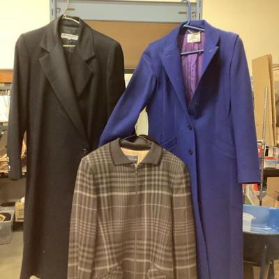 St. Laurent/Kay Unger/CoJana Wool Coat SZ 8-10