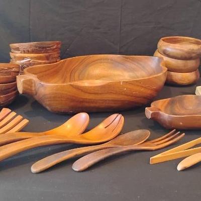 As161 salad bowl serving pieces