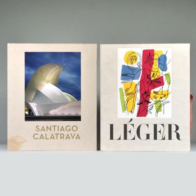 (2pc) LEGER / SANTIAGO CALATRAVA LARGE FORMAT COFFEE TABLE BOOKS, ASSOULINE | Including: The Ultimate Collection: Santiago Calatrava by...
