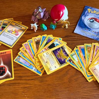 1999 Pokemon Cards (WOTC) Plus Vintage PVC Figures