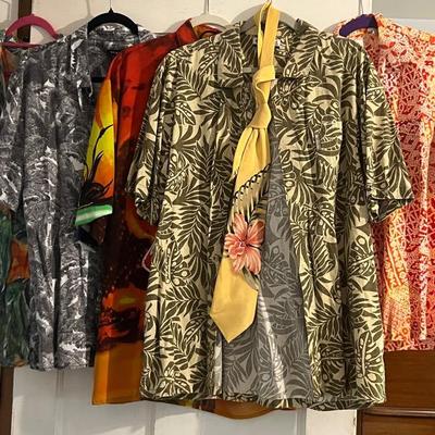 Tropical Hawaiian Shirts Gender Neutral (5), L-XL