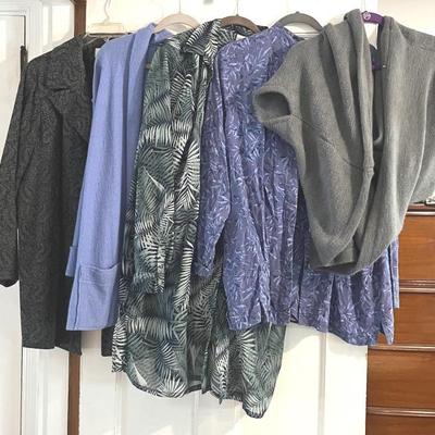 Women’s Separates and Wool Jackets (5) Sizes L, XL,3 with Coldwater Creek, Chicos