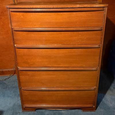 Mid-Century 5 Drawer Standing Dresser