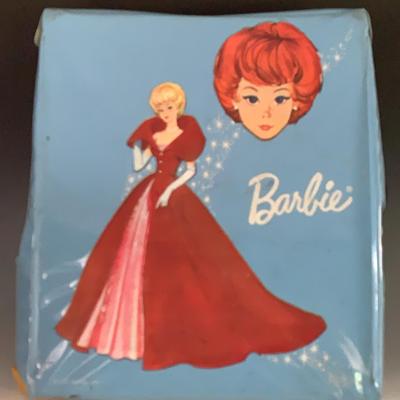 Rare Vintage 1963 Barbie Doll Trunk Case Plus Dolls And Clothing