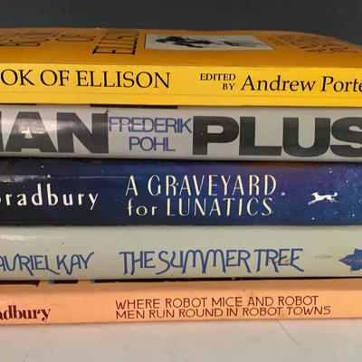 Selection Of Sci-Fi Books By Ellison, Bradbury, Pohl And Kay