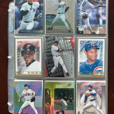 Over 200 Vintage Baseball Cards. Derek Jeter, Maddux, Bonds, Inserts, and More