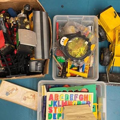 Vintage Toys with Playskool, Tonka, Trains