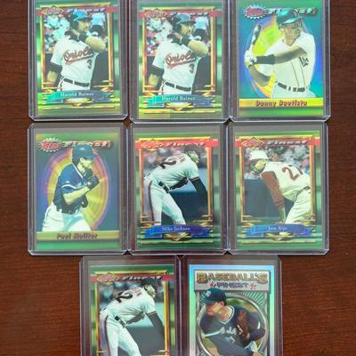 1994 Topps Finest Refractors.  Harold Baines, Paul Molitor, and More