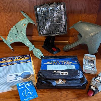 1990s Collectible Star Trek Toys, Ships, Maps, Ephemera, And More