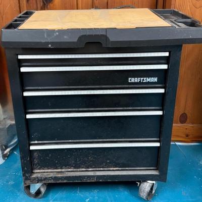 Craftsman Rolling Toolbox W/ Contents, Plus Buyer’s Choice Tool Room Cleanout