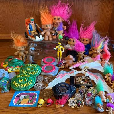1980s-90s Toys With TMNT, Power Rangers, Trolls, Ghostbusters And More