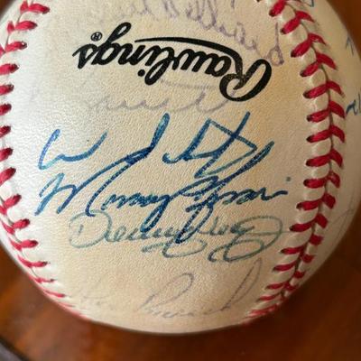 1990's Atlanta Braves Team Signed Baseball