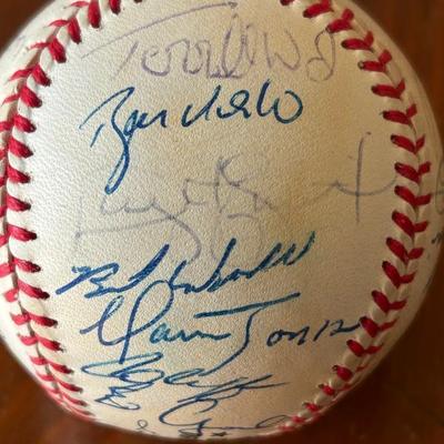 1990's Atlanta Braves Team Signed Baseball