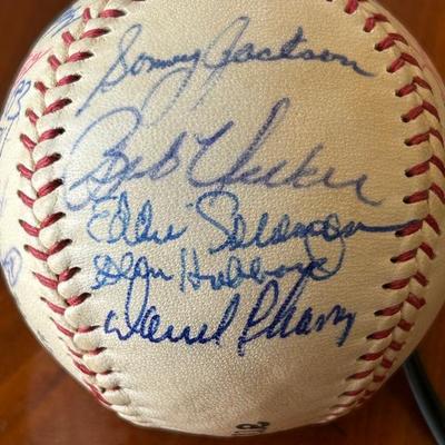 Sale Photo Thumbnail #22: Atlanta Braves 1970's Signed Team Ball