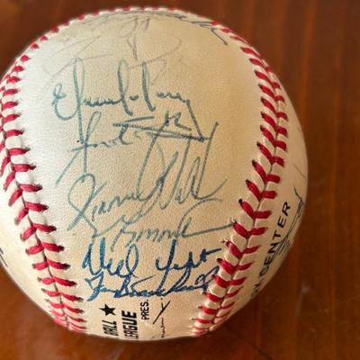 1990's Atlanta Braves Team Signed Baseball
