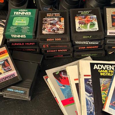 Sale Photo Thumbnail #44: Vintage Atari Bundle - Console, 38 Games, Joysticks, Manuals and More!!!