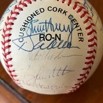 1990's Atlanta Braves Team Signed Baseball