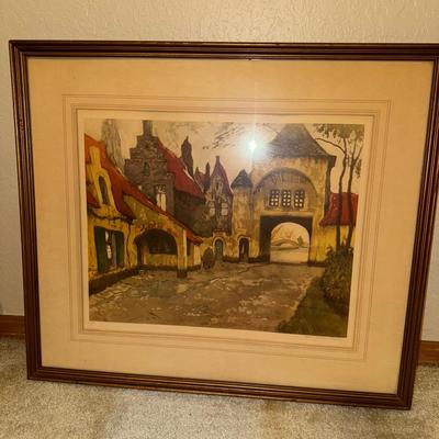 After Julian Celos Lithograph