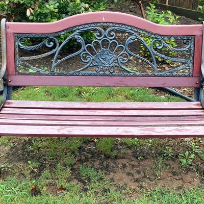 Red Rose Bench