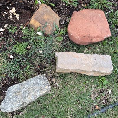 Four Assorted Rocks