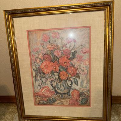 “Flowers In Red And Pink” By Mornac 