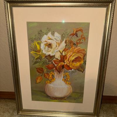 Grace Rivera Pastel Signed 