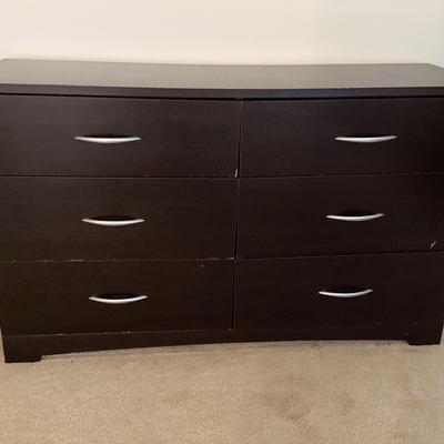 Black Six Drawer Chest