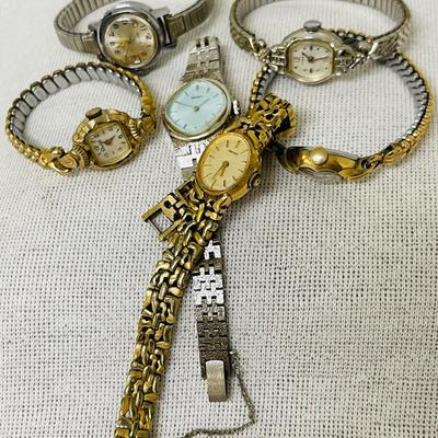 “Dorlin”, “Elgin”, “Westclox” and More Ladies Vintage Watches