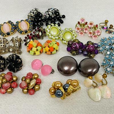 Antique and Vintage Clip-on Earrings from W. Germany
