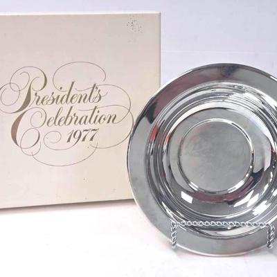 Silver-plated "F.B Rogers" Presidents Celebration Bowl