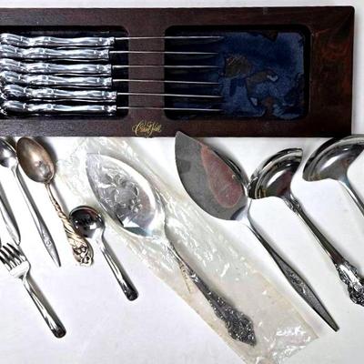 Stainless Steel Flatware "Onieida," "Carvel Hall," & Others