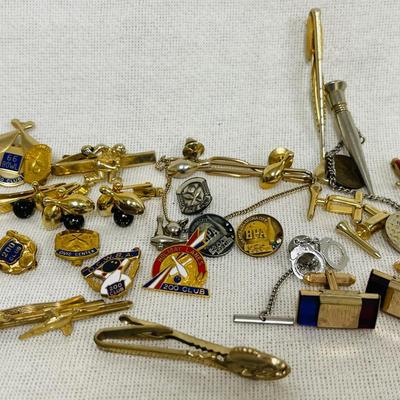 Themed Cuff Links and Tie Clips from “Anson” “Hickock” and More