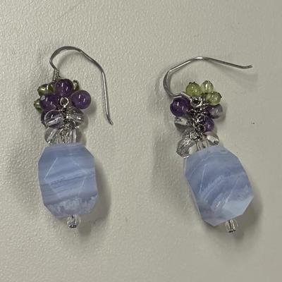 925 Ross Simmons Blue Lace Agate 