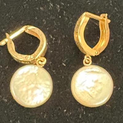 14K pearl