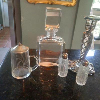 Sterling and glass