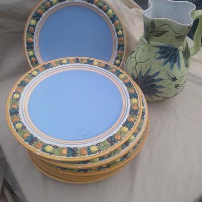 Delarobia italy dinner plates