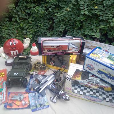 Tons of toy trucks