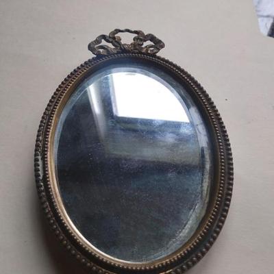 Victorian bevelled  mirror