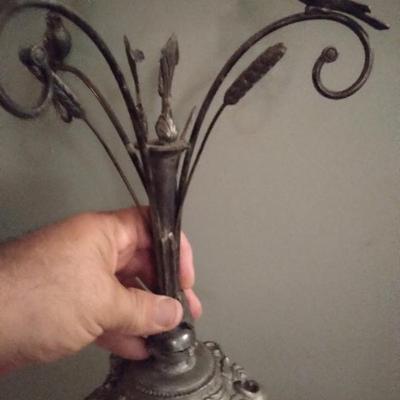 Silverplate bird epergne