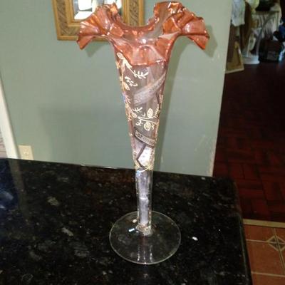  Victorian Enamel vase