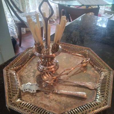 Antique silverplate