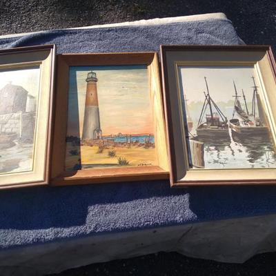 Oil on boards