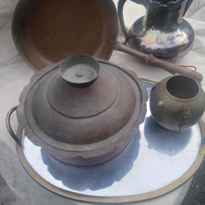 Copper brass pieces
